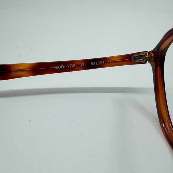 Valentino Eyeglasses Frames VG2 93 Orange Tortoise Full Rim 54-21-130 H10217 - Picture 5 of 7
